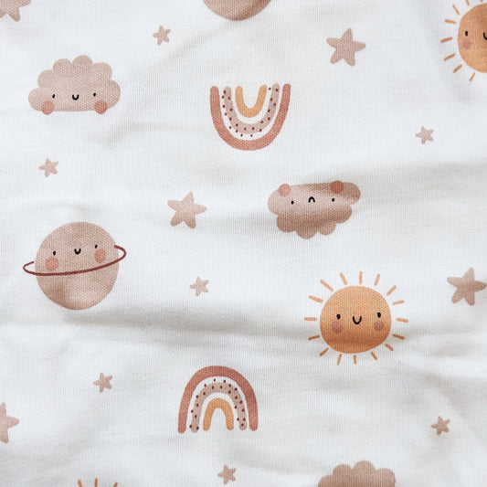 2 dalių kraitelis su išvirkščiomis siūlėmis: šliaužtinukas ir kelnytės