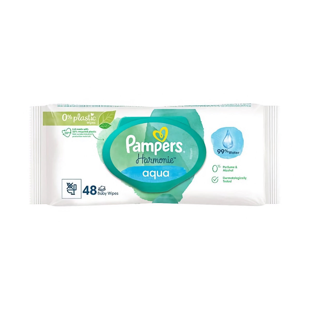 Pampers Harmonie Aqua drėgnos servetėlės (48 vnt.)