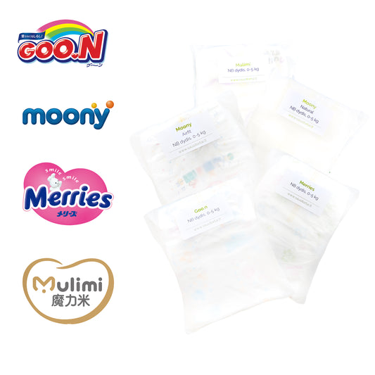 Japoniškų sauskelnių testavimo rinkinys (15 vnt.)