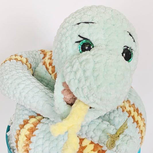 Sauskelnių tortas „Linksmasis žalčiukas"