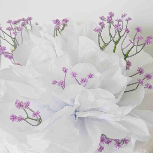 Sauskelnių tortas su rankšluosčiais „Levandų drugeliai“