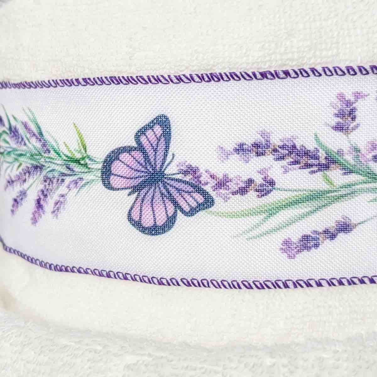 Sauskelnių tortas su rankšluosčiais „Levandų drugeliai“