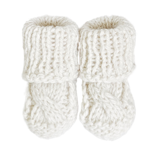 Rankų darbo natūralios avių vilnos tapukai kūdikiui