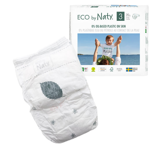 „Eco by Naty“ sauskelnės vienetais (4-9 kg, 1 vnt.)