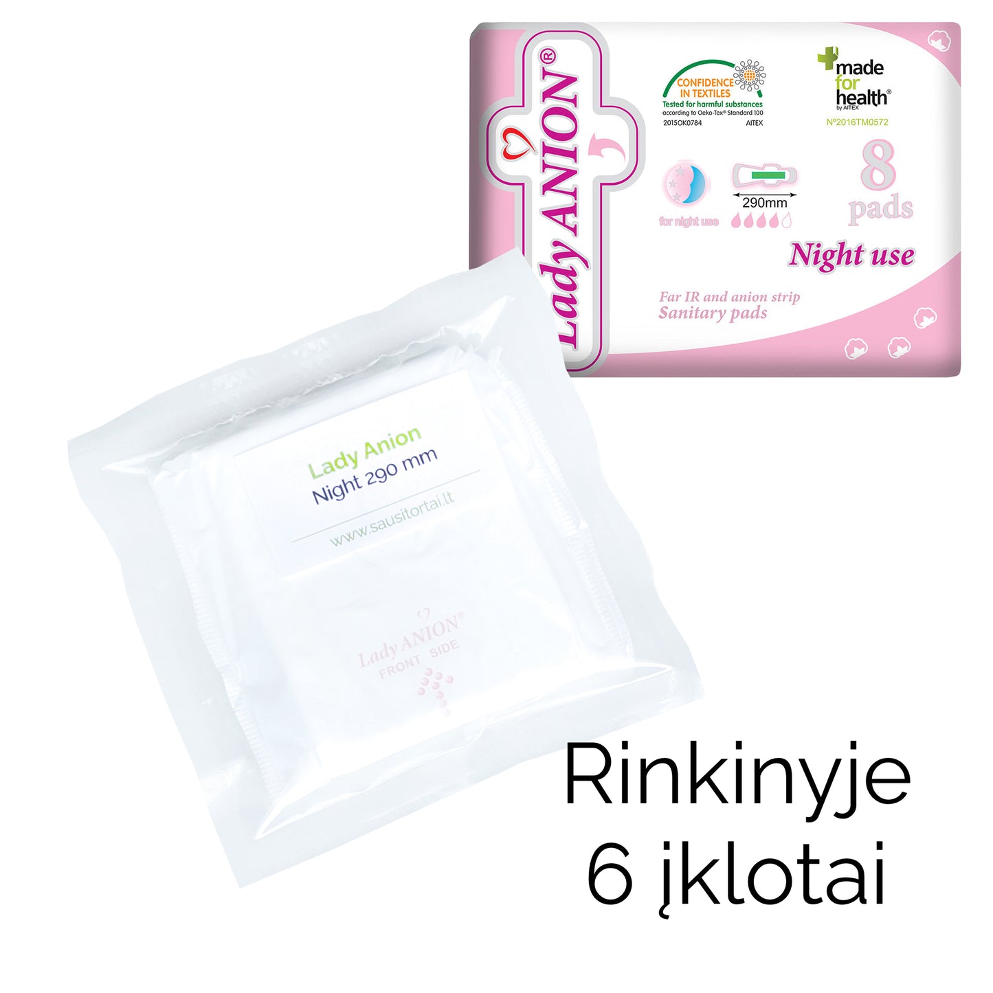 Rinkinys — gimdyvės krepšelis į ligoninę