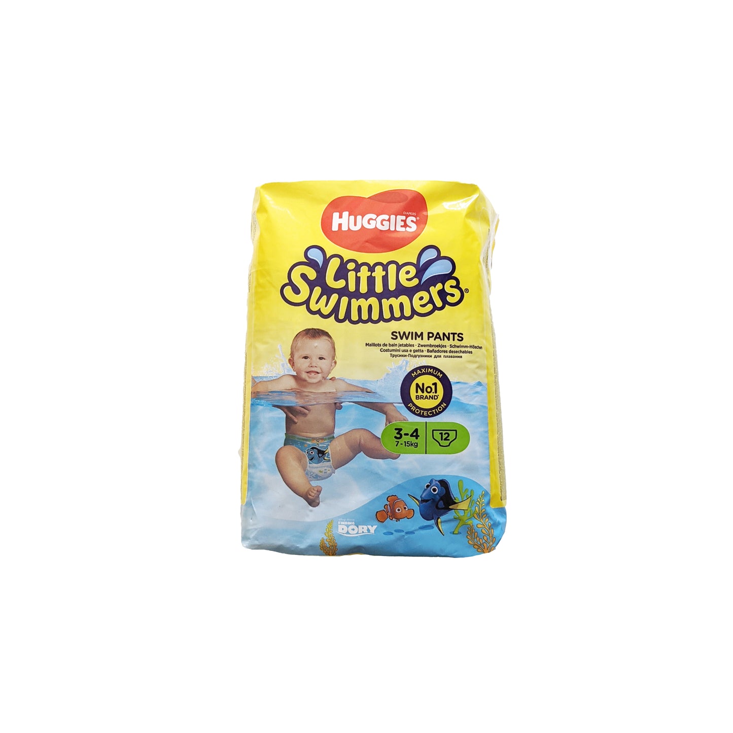Maudymosi sauskelnės „Huggies Little Swimmers“ (7-15 kg, 12 vnt.)