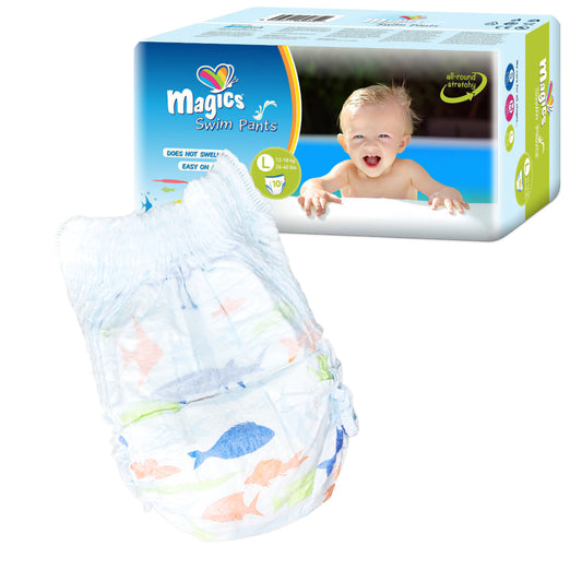 Magics maudymosi sauskelnės vienetais