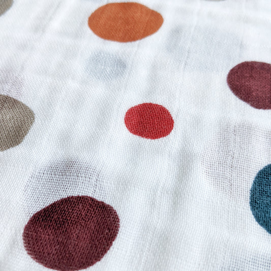 Minkšta medvilninė muslino kaklaskarė-seilinukas