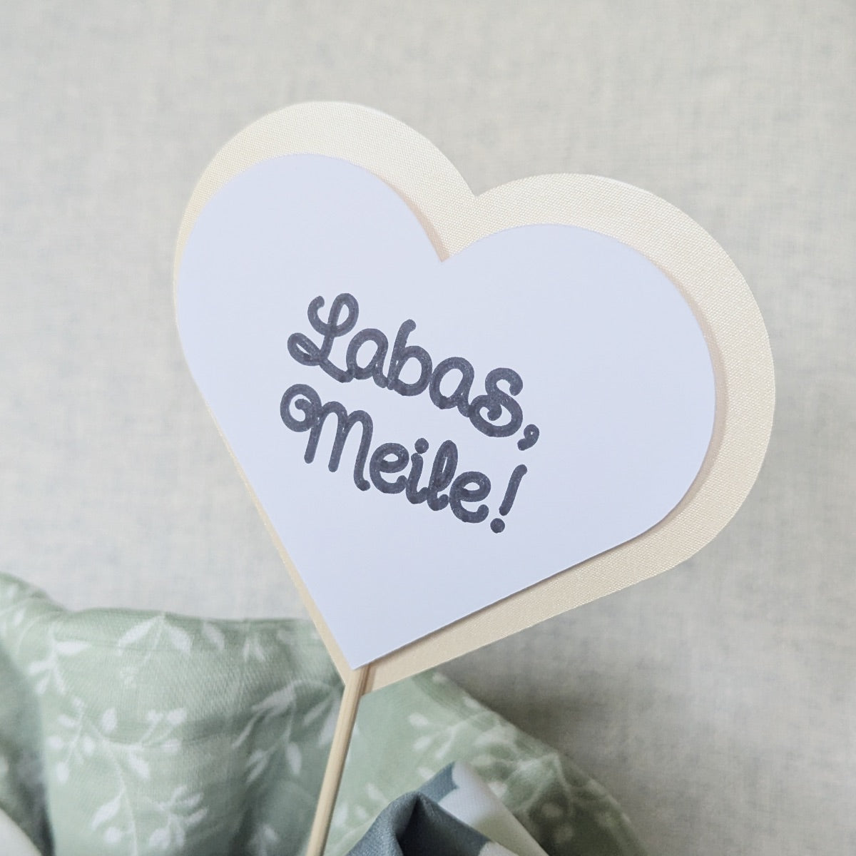 Naujagimio dovanų krepšelis "Labas, Meile"