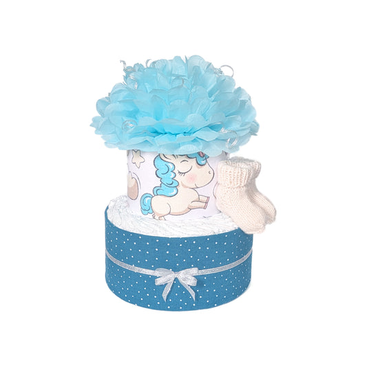 Sauskelniu-tortas-vienaragis-dovana-naujagimiui-berniukui