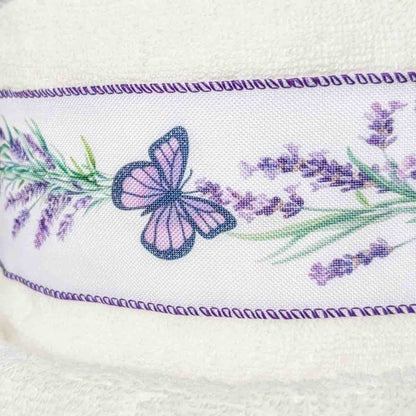 Sauskelnių tortas su rankšluosčiais „Levandų drugeliai“