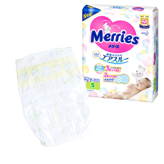 „Merries“ sauskelnės vienetais (4-8 kg, 1 vnt.)