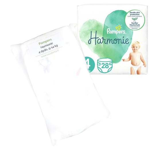 Pampers Harmonie sauskelnės vienetais 4 dydis